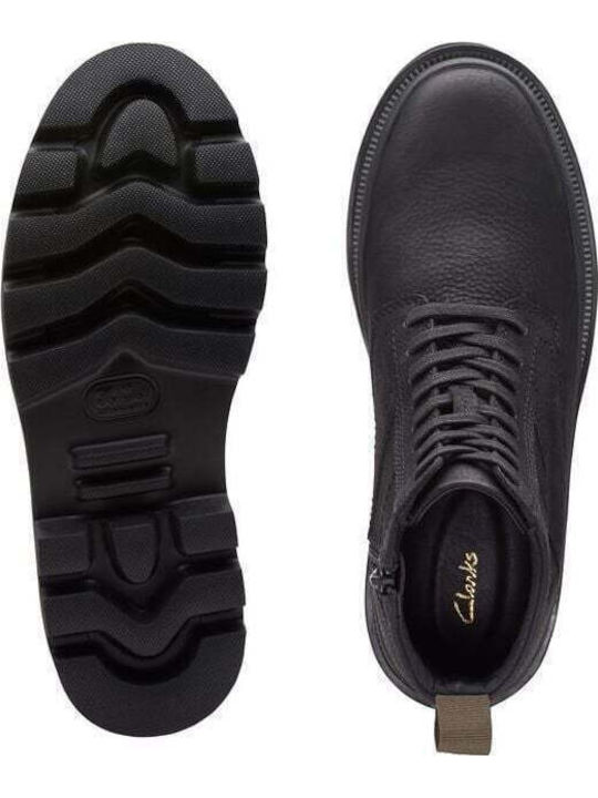 Badell Hi Leather Black Boots