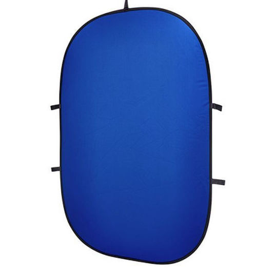 Walimex 2 in 1 Foldable Fotohintergrund Stoff 150x210cm Green/Blue
