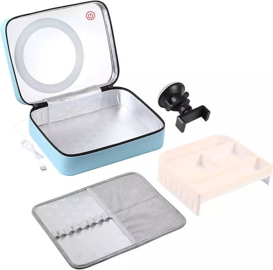 Puluz Organisationsbox für Kosmetik mit Trennzeichen Blau