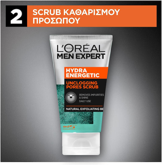 L'Oreal Paris Men Expert Hydra Energetic Skin Care Set for Facial Cleaning