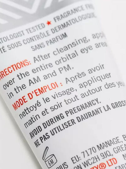First Aid Beauty Fab Skin Lab Retinol Eye Cream With Triple Hyaluronic Acid Κρέμα Ματιών για Αντιγήρανση & Σύσφιξη 15ml