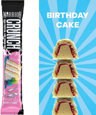 Warrior Crunch Bar with 20gr Protein & Flavor Birthday Cake 64gr