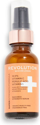 Revolution Beauty Brightening Face Serum Skincare Suitable for All Skin Types with Vitamin C 30ml