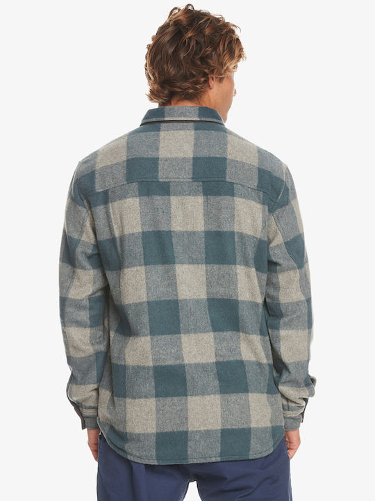 Quiksilver Men's Shirt Long Sleeve Checked Multicolour