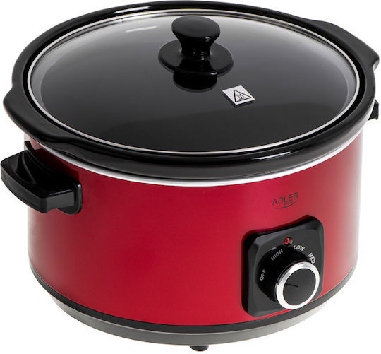 Adler Electric Dutch Oven 5.8lt 290W Red