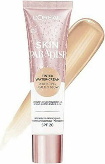 L'Oreal Paris Skin Paradise 01 Light 24h Creme Gesicht Tag Gefrbt und  SPF20 mit Aloe Vera 30ml | Skroutz Germany