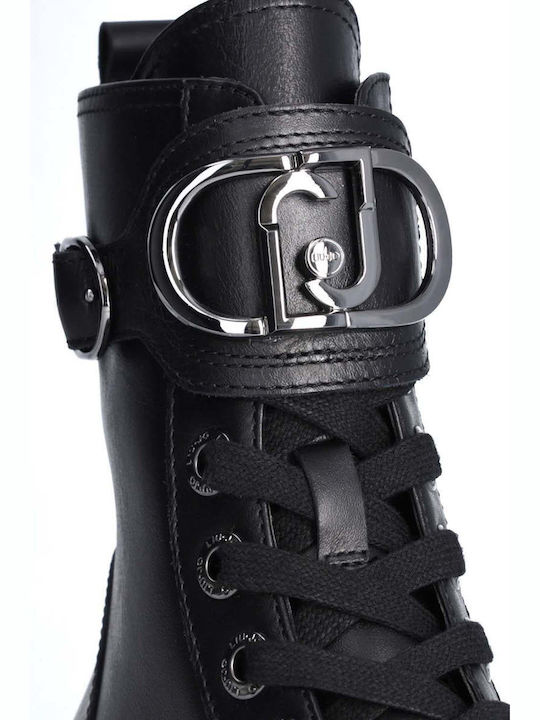 Love Leather Women's Ankle Boots Black