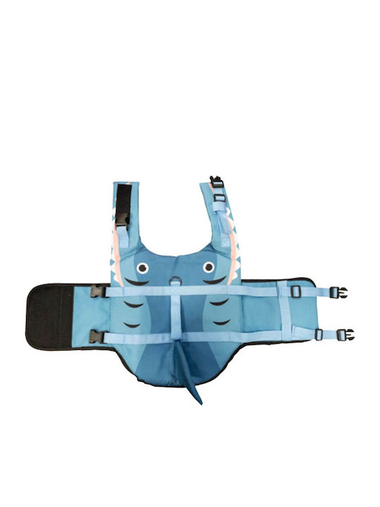 Croci Lifesaver Shark Hundeschwimmweste Wasserdicht XLarge Hellblau 40cm