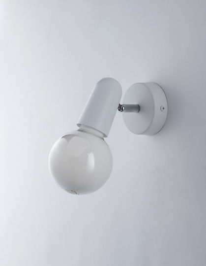 Fan Europe Intec Μονό Σποτ με Ντουί E27 σε Λευκό Χρώμα