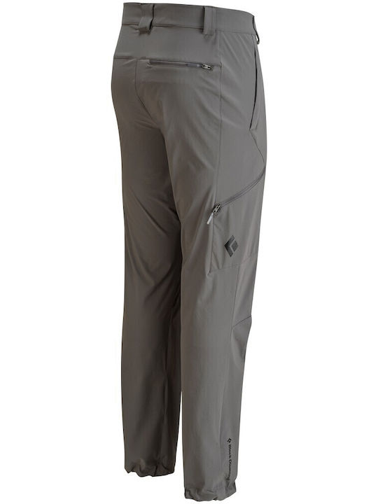 Black Diamond Alpine Bărbați Lung Pantaloni de drumeție Gri