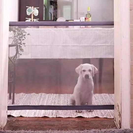 Gate Barrier Divider Dog in Black Color 180 x 72cm