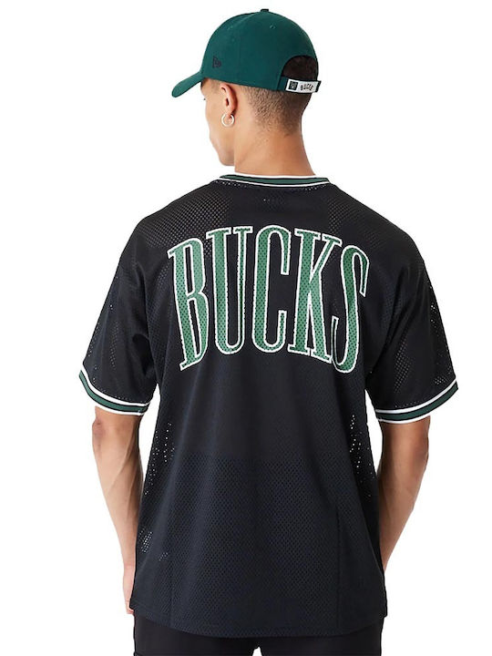 New Era Milwaukee Bucks T-shirt Black