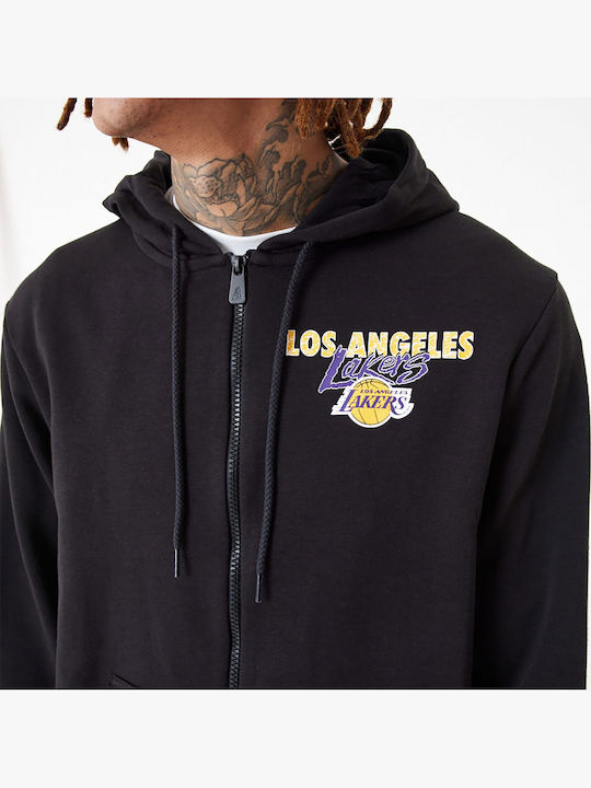 La Lakers NBA Cardigan With Black Hood