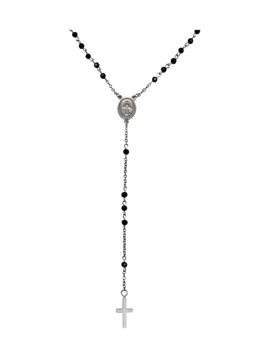 Tribute Halskette Rosenkranz aus Vergoldetem Stahl