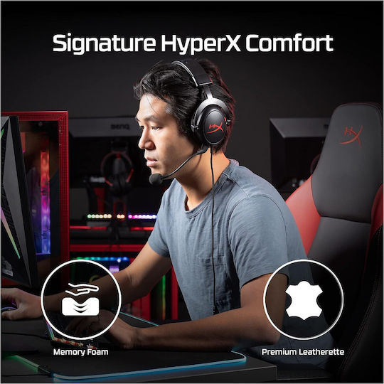 HyperX Cloud Core Over Ear Gaming Headset με σύνδεση 3.5mm