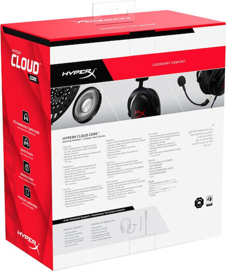 HyperX Cloud Core Over Ear Gaming Headset με σύνδεση 3.5mm