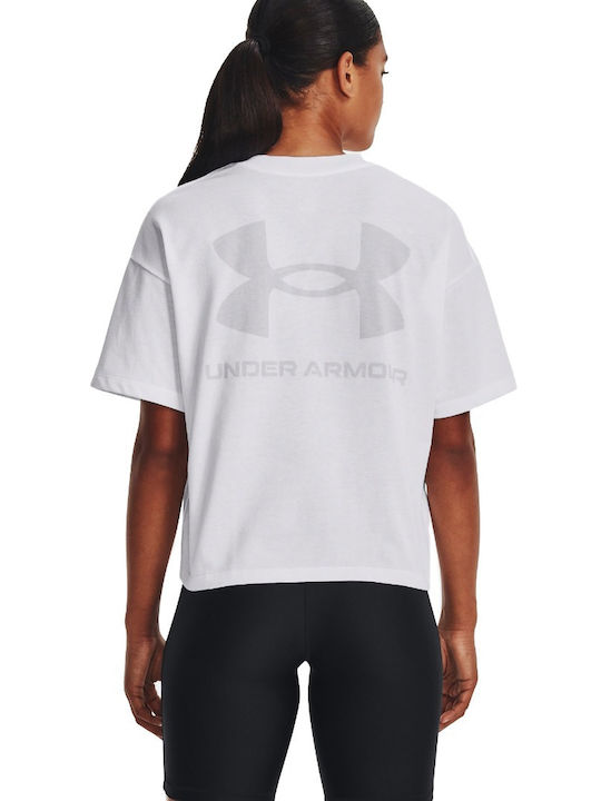 Under Armour Women's Athletic Oversized T-shirt White