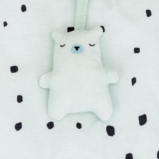 Kikka Boo Baby Crib Bumper Bear With Me Green