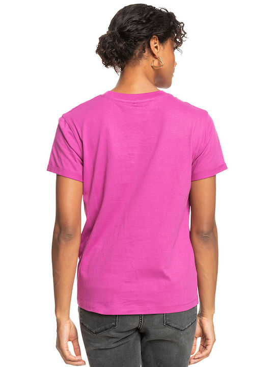 Roxy Noon Ocean Women's T-shirt Fuchsia