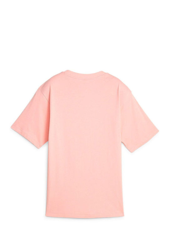 Puma Damen Sportliches Crop Top Kurzärmelig Rosa