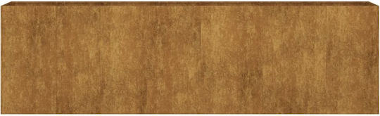 vidaXL Ζαρντινιέρα Μεταλλική Καφέ 280x40x80εκ.