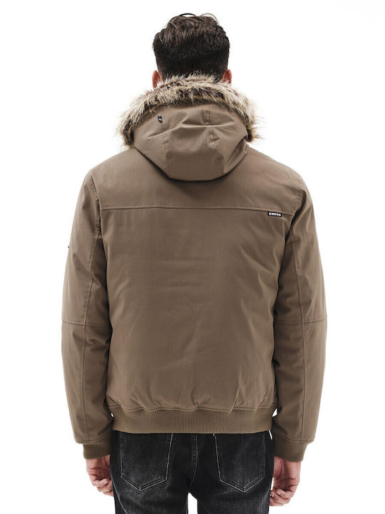 Winter Jacket Bomber Waterproof and Windproof CAMEL