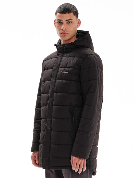 Winter Jacket Puffer Waterproof and Windproof Black