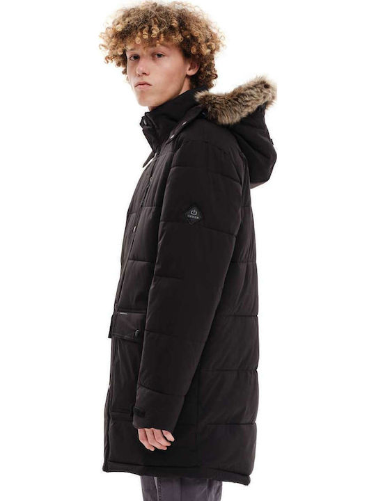 Winter Jacket Puffer Waterproof and Windproof Black