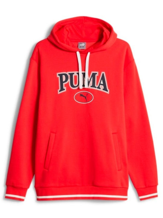 Sweatshirt mit Kapuze Rot