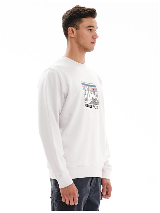 Emerson Herren Sweatshirt Weiß