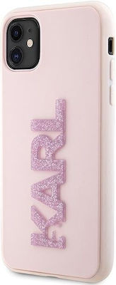 Karl Lagerfeld Plastic Back Cover Pink (iPhone 11)