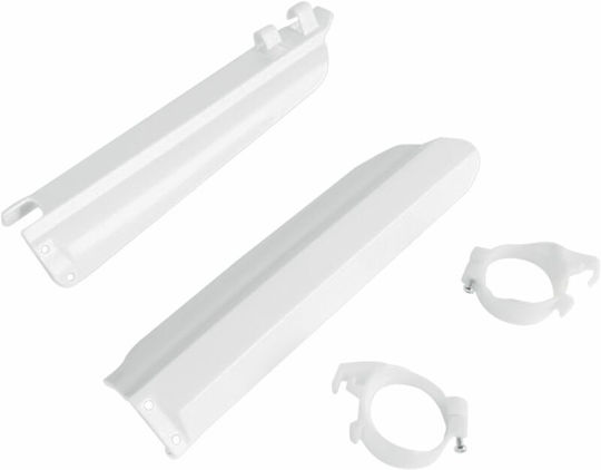 UFO Motorcycle Front Suspension Protectors Husqvarna WR White