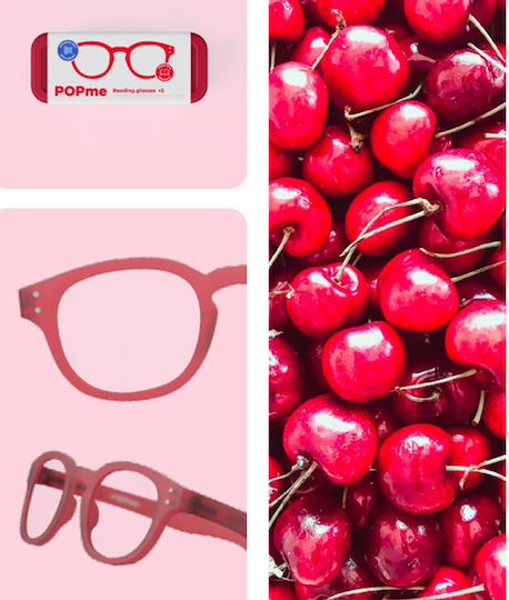 PopMe Roma Ochelari de citit +2.50 Cherry Red
