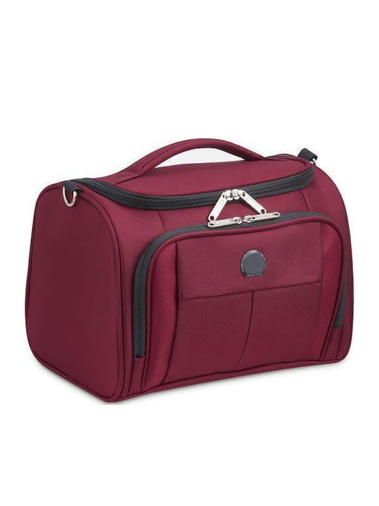 Necessaire in Burgundisch Farbe 31cm