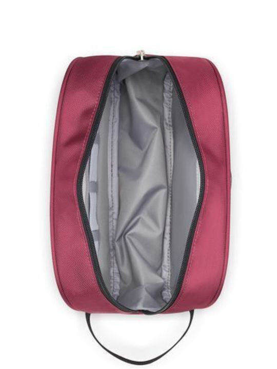 Necessaire in Burgundisch Farbe 28cm