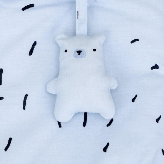 Kikka Boo Husă Pentru Pătuț Bear With Me Albastru Deschis Kikka Boo Husă Pentru Pătuț Bear With Me Albastru Deschis