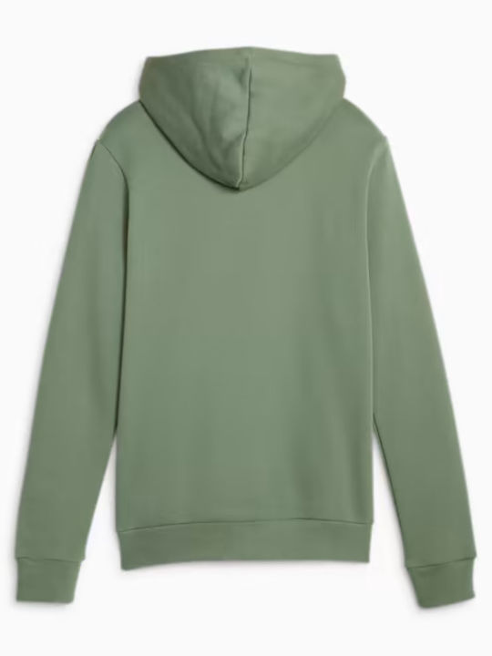 Ess Logo Long Women's Sweatshirt Hooded Green
