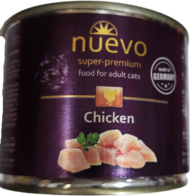 Nuevo Adult Wet Food for Adult Cats In Can with Chicken 1pc 200gr