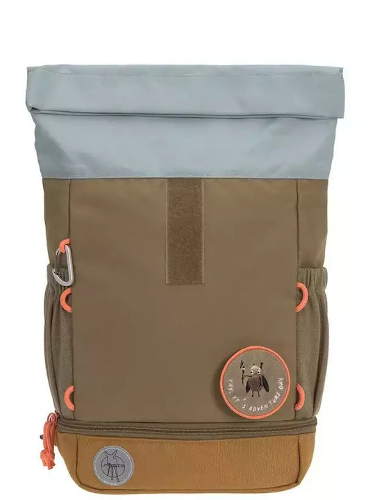 Laessig Rolltop School Bag Backpack Elementary, Elementary Nature Olive