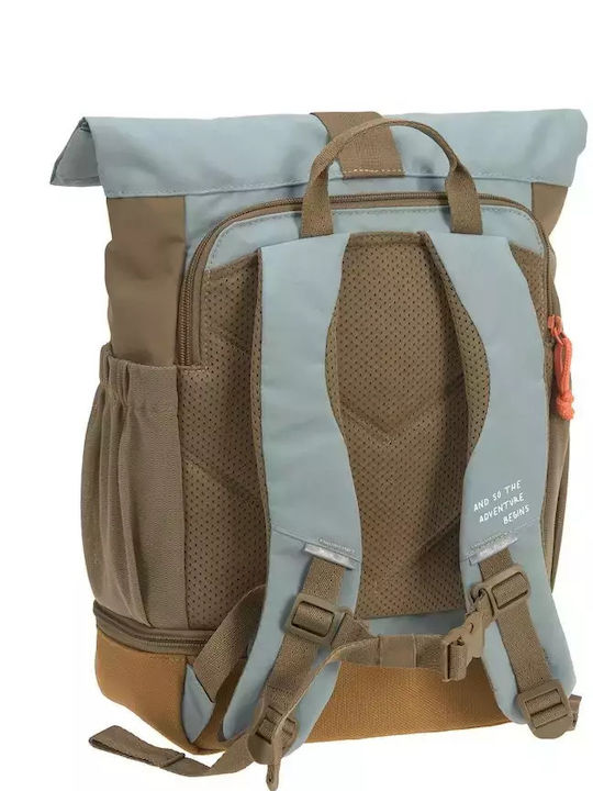 Laessig Rolltop School Bag Backpack Elementary, Elementary Nature Olive