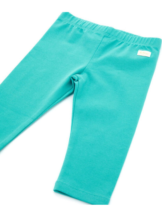Kinder Leggings Lang Türkis