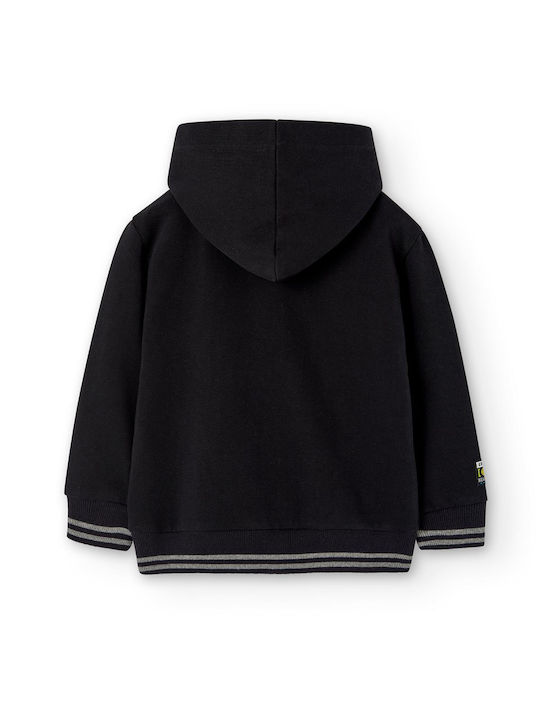 Boboli Kinder Sweatshirt mit Kapuze Schwarz