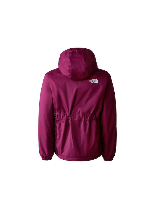 The North Face Kids Casual Jacket Short with Hood Purple