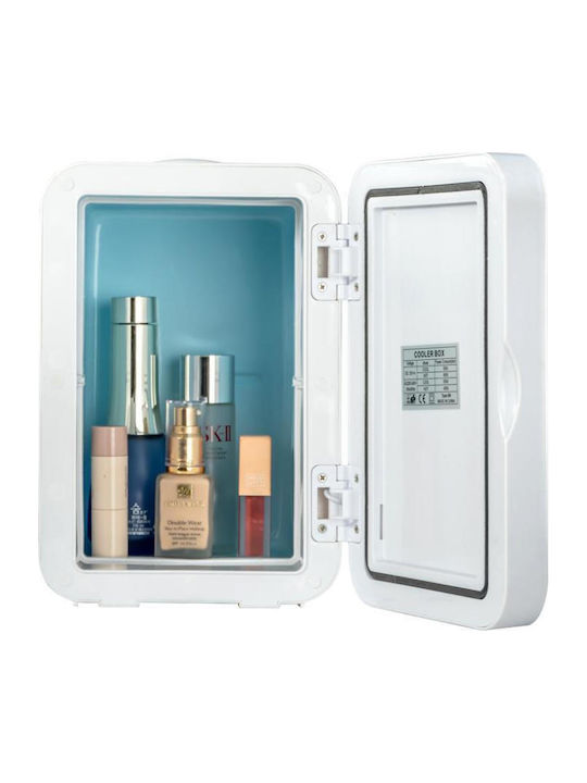 XO Cosmetic Refrigerator 8lt with Mirror, LED Lighting & Heating Function White 55W