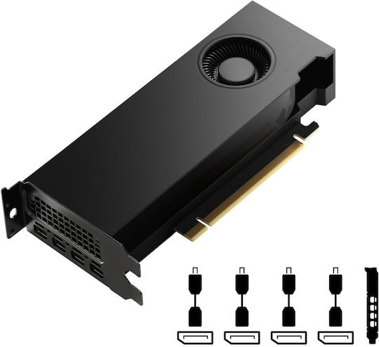 PNY Quadro RTX 4000 20GB GDDR6 SFF Ada Generation Graphics Card