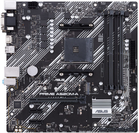 Asus PRIME A520M-A II/CSM Motherboard Micro ATX με AMD AM4 Socket 90MB17H0-M0EAYC