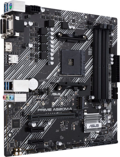 Asus PRIME A520M-A II/CSM Motherboard Micro ATX με AMD AM4 Socket 90MB17H0-M0EAYC