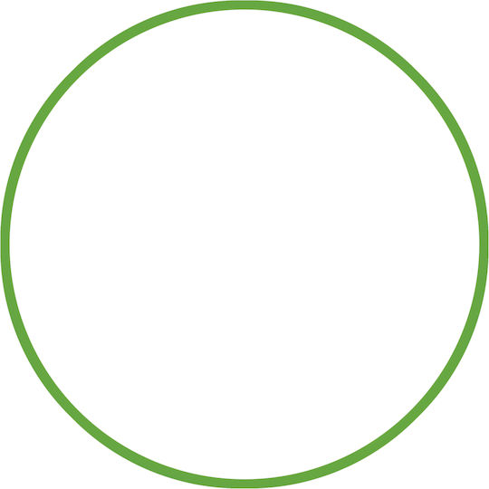 AMILA Green Rhythmic Gymnastics Hoop Ø70cm 175gr