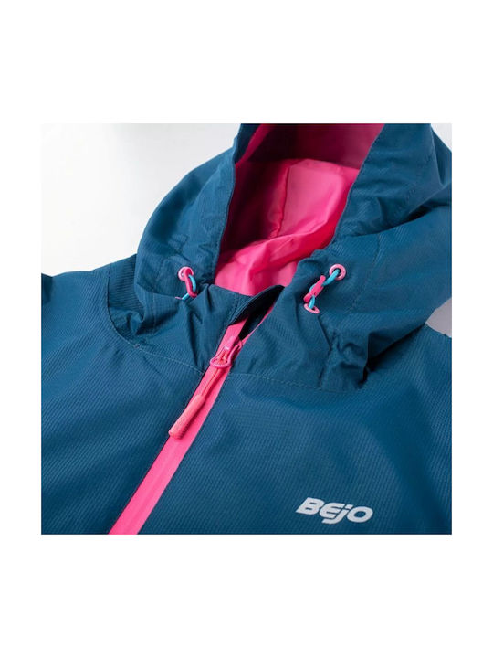 Bejo Girls Casual Jacket Blue with Ηood