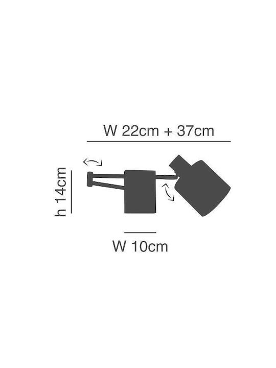 Home Lighting Monos Spot cu Soclu E27 în Culoare Gri